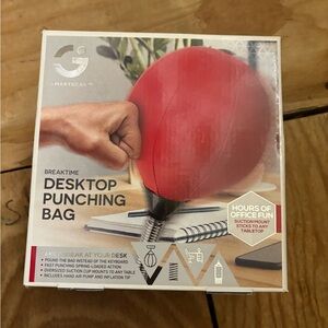 Smart Gear Red Desktop Punching Bag